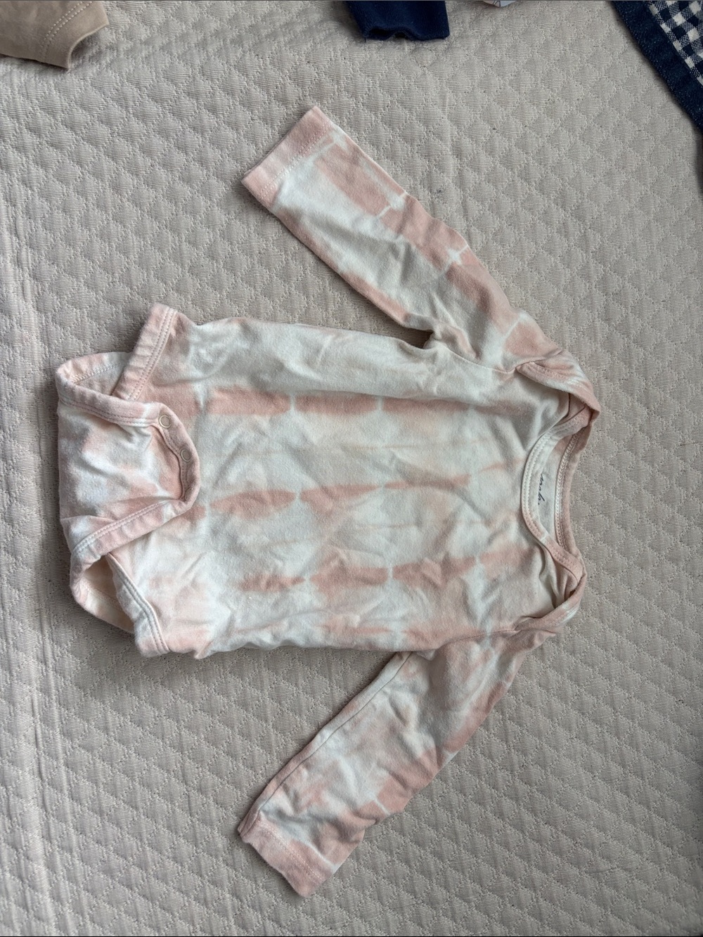 Pehr pink Tie-Dye bodysuit 0-3 mo, bundles welcome, like new